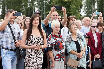 В Сморгони открыли мемориальный комплекс по линии противостояния в Первую мировую войну