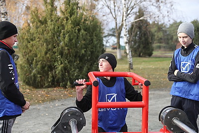 \"Спорт для всех\": новая спортплощадка открылась в Пинском районе