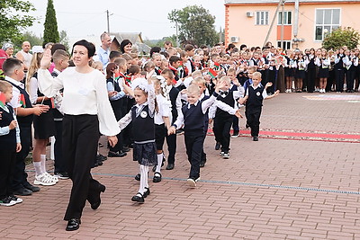 Первый звонок прозвенел для учащихся Залесской средней школы