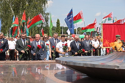 Гродно принял акцию \"Дорогами славы\" в день освобождения от фашистских захватчиков