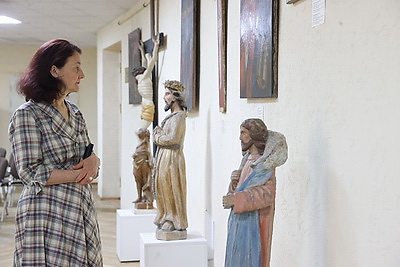 Выставочную экспозицию древнебелорусской культуры представили в НАН