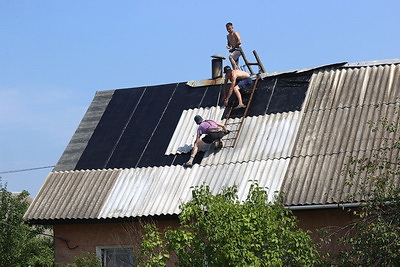 В Осиповичском районе ликвидируют последствия стихии