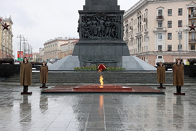 Патриотическая акция \"15 дней до Великой Победы\" прошла в Минске