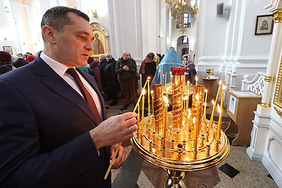 Ковчег с частицей Пояса Пресвятой Богородицы прибыл в Витебск