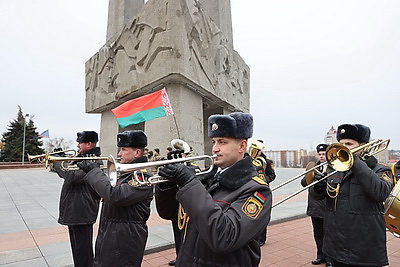 Военнослужащие нового пополнения внутренних войск МВД приняли присягу в Витебске