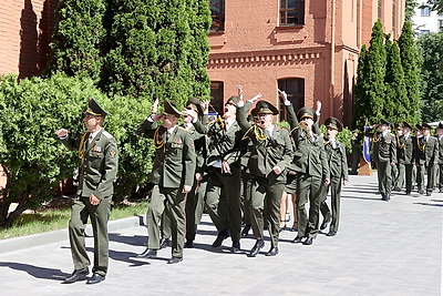 Выпуск офицеров военного факультета прошел в БГУ