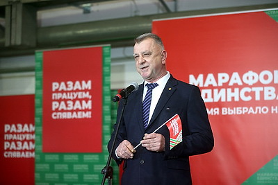Проект \"Разам працуем, разам спяваем!\" встречают предприятия Бреста