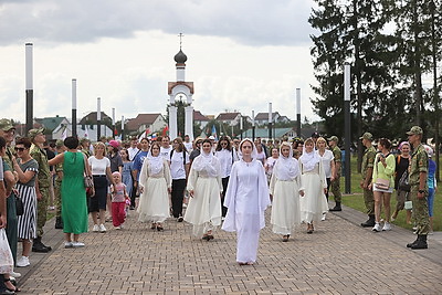 В Сморгони открыли мемориальный комплекс по линии противостояния в Первую мировую войну