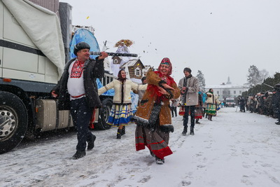 Зимний фестиваль \"Берестейские сани\" провели в Пинске