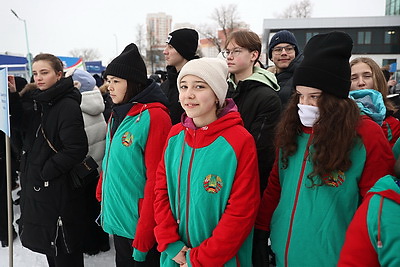 Более 160 участников соревнуются в Минске на городском этапе \"Снежного снайпера\"