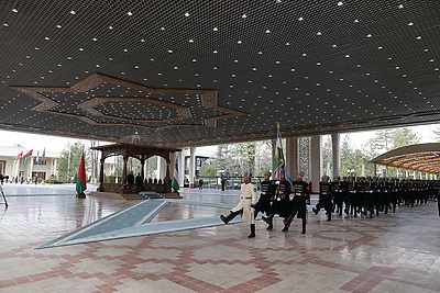 Официальные переговоры Лукашенко и Мирзиёева прошли в резиденции Президента Узбекистана