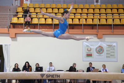 В Могилеве стартовал чемпионат Беларуси по спортивной гимнастике