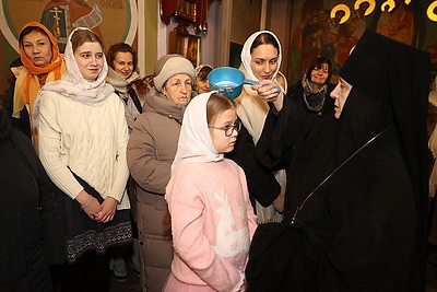 Православные верующие отпраздновали Крещение Господне в Гродно