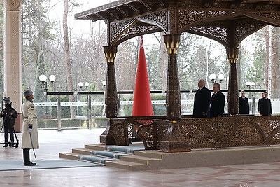 Официальные переговоры Лукашенко и Мирзиёева прошли в резиденции Президента Узбекистана
