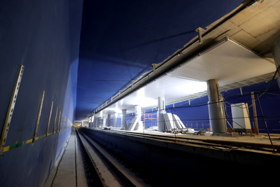 В Минске продолжается строительство станций третьей линии метро