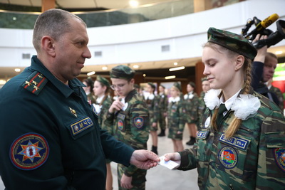 В Минске открылся военно-патриотический клуб \"Спасатель\"