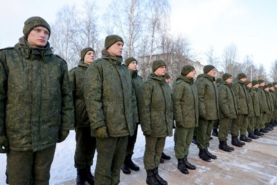 Более 500 военнослужащих окунулись в купель на Крещение в Витебске