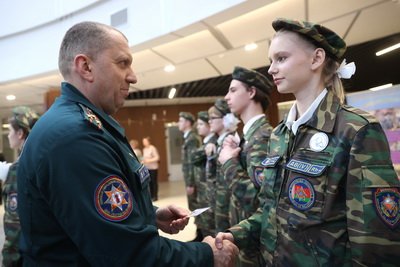 В Минске открылся военно-патриотический клуб \"Спасатель\"