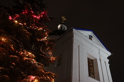 Православное Рождество: праздничная служба прошла в храме Гродно