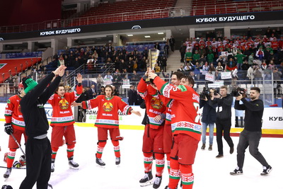 Белорусские хоккеисты стали победителями домашнего Кубка Будущего