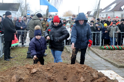 Останки воинов РККА перезахоронили в Могилевском районе