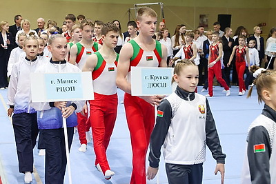Около 150 юных гимнастов объединила спартакиада в Гомеле