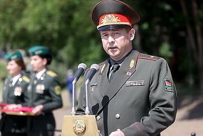 Памятник советским пограничникам открыли у стен Брестской крепости