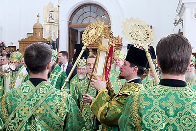 900 лет веры. Праздничные торжества проходят в Спасо-Евфросиниевском монастыре в Полоцке