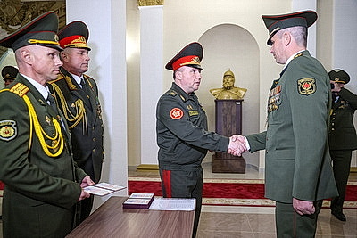 Хренин: созданный в Беларуси цикл военного образования ценится и нашими зарубежными друзьями