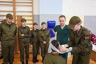 Межрегиональный турнир среди военно-патриотических клубов проходит в Быховском районе
