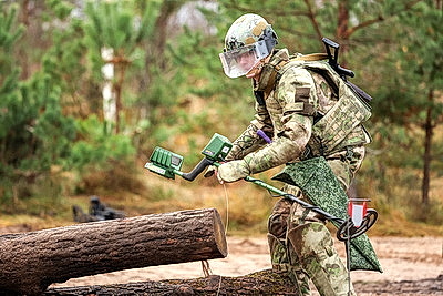 Борьба с дронами и бой в лесу. В Лепельском районе проходит оперативный сбор командного состава ВС