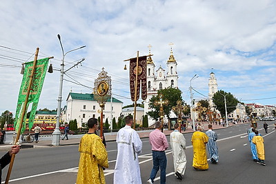 Праздничным шествием в Витебске отметили Успение Пресвятой Богородицы