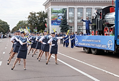 Празднично и ярко отметили День города в Гомеле
