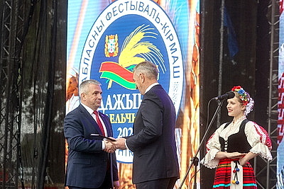 Областной фестиваль-ярмарку \"Дажынкі-2025\" приняли Лельчицы