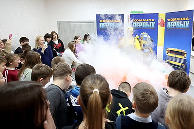 Квест \"Команда первых\" во время \"Марафона единства\" прошел в Солигорске