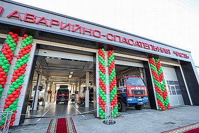 В жилом районе Минска \"Северный берег\" открыли новую пожарную часть