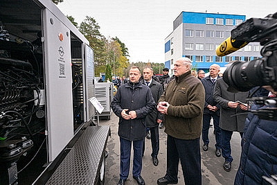 Лукашенко посетил Житковичи