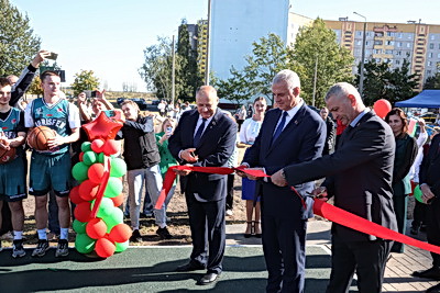 \"Спорт для всех\". В Могилеве появились новые спортивные площадки