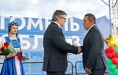 Природный газ пришел в агрогородок Люденевичи Житковичского района