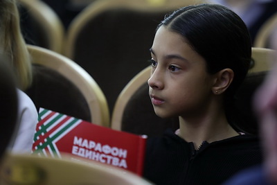 В Детской музыкальной школе искусств дал мастер-класс Президентский оркестр