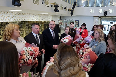 Торжественный прием женщин к 8 Марта прошел в Могилеве