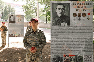 Освободителям Витебщины. Аллею памяти героев открыли в воинской части 5524