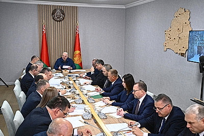 Лукашенко ознакомился с развитием в Беларуси птицеводческой отрасли