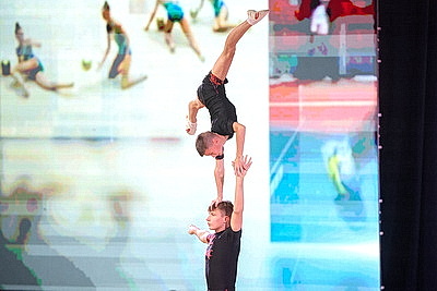 В столичном Дворце спорта проходит праздничное мероприятие к 100-летию спортивной отрасли