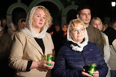 Православные верующие отметили Пасху