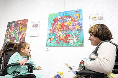 Инклюзивная выставка \"Краски говорят\" открылась в Минске