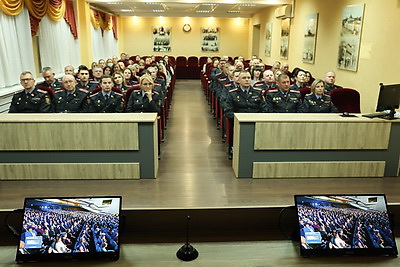 Прямую трансляцию Послания Президента на ВНС смотрят в регионах Беларуси