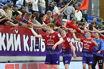 Гандболисты минского СКА сравняли счет в финале чемпионата Беларуси