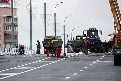 Движение по путепроводу между ул.Московской и пр.Независимости откроют в ночь на 1 ноября