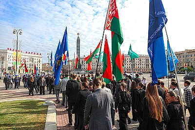 Фестиваль профессий. В центре Минска состоялось шествие студентов и учащихся